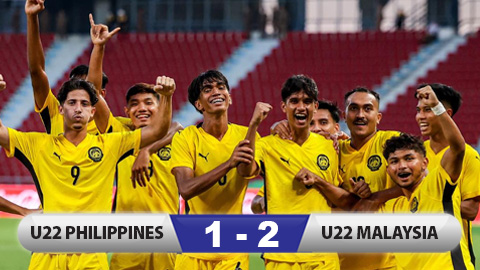 Kết quả U22 Philippines 1-2 U22 Malaysia: U22 Malaysia giành HCĐ SEA Games 33